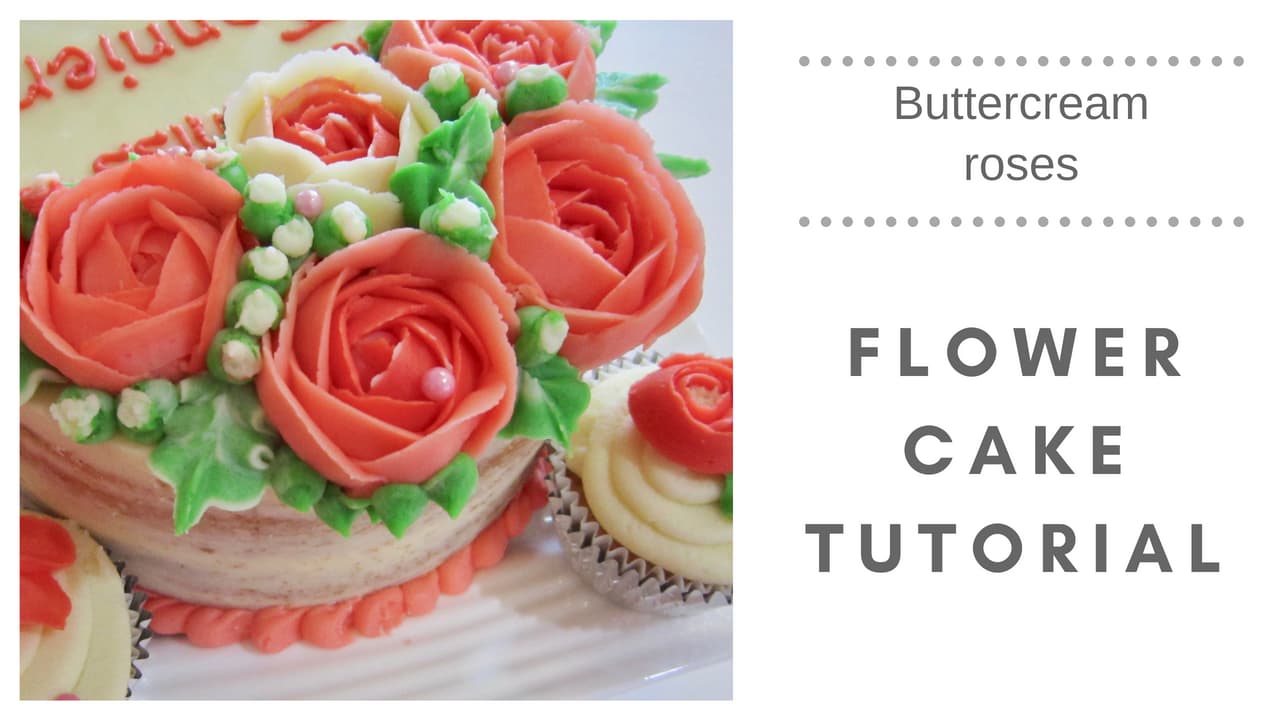 How to make a buttercream flower cake